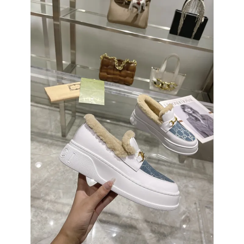 Gucci Shoes for Women Gucci Boots snow boots heel height:3cm #A58293
