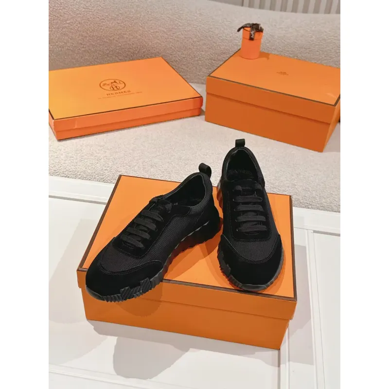 Hermes Casual shoes for Men Black High Quality #A52313