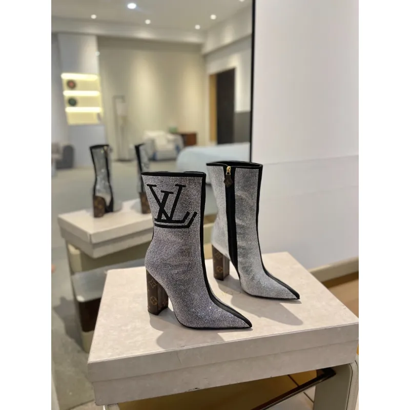Louis Vuitton Shoes for Womens Louis Vuitton boots heel height:10cm #A58317