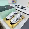 Chanel shoes for Womens Chanel Sneakers Les nouvelles cornes dargent de Chanel #A53236