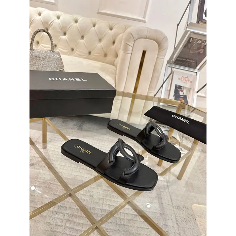 Chanel shoes for Womens Chanel slippers #A63949