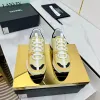 Chanel Denim Suede Calfskin Neon Orange CC Logo Trainers #A53211