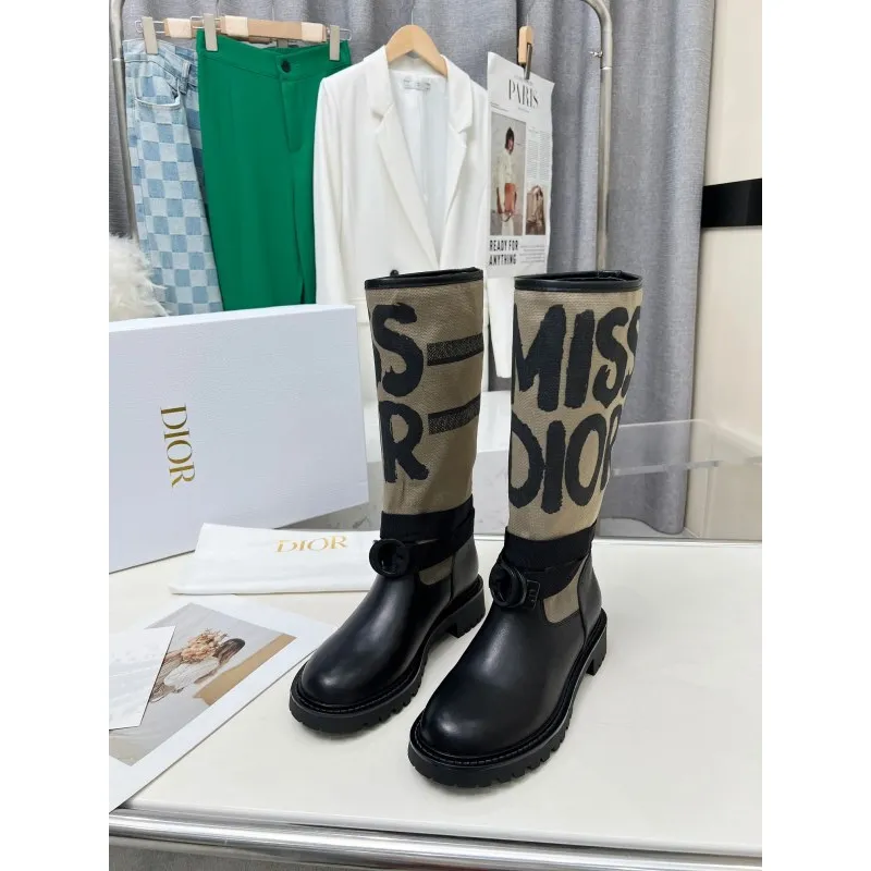 D-ior Shoes for D-ior boots for women 3cm #A55102