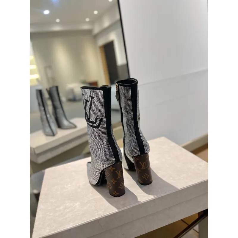 Louis Vuitton Shoes for Womens Louis Vuitton boots heel height:10cm #A58317