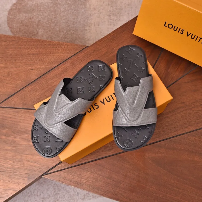 Louis Vuitton Shoes for Mens Louis Vuitton Slippers #A63106