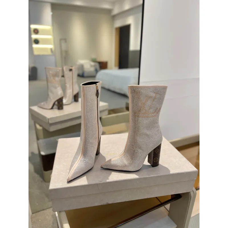 Louis Vuitton Shoes for Womens Louis Vuitton boots heel height:10cm #A58316