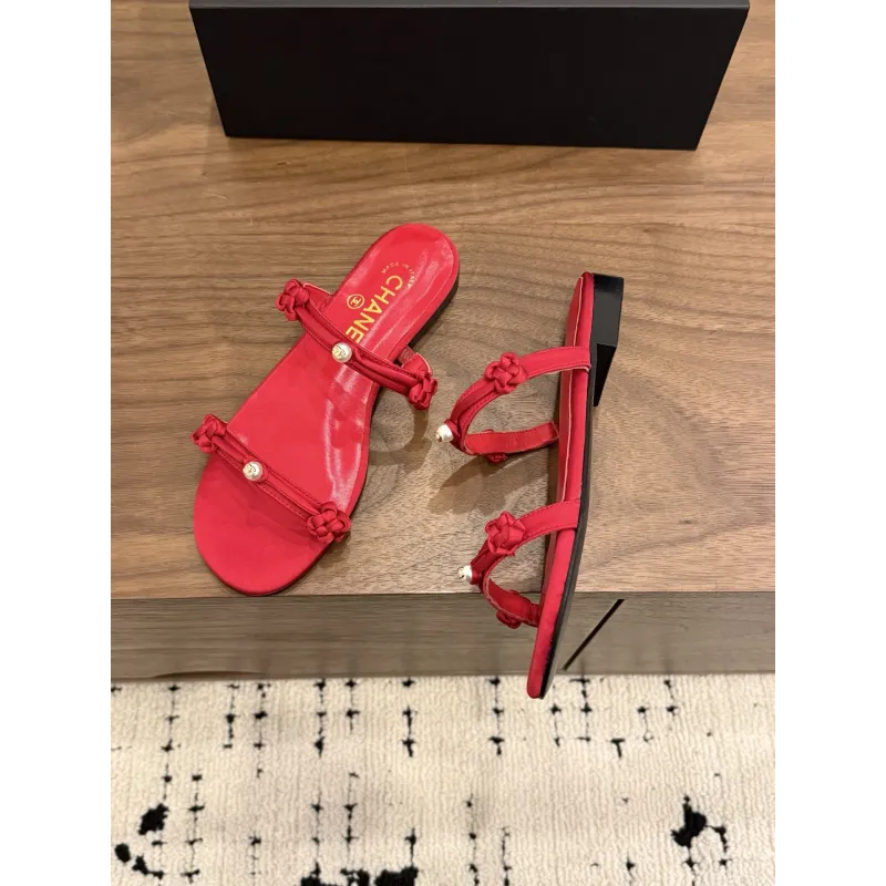 Chanel shoes for Womens Chanel slippers #A62856