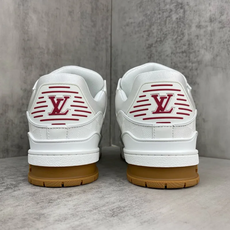 Louis Vuitton Couples White Low Top Sneakers #A54333