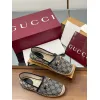 Gucci Shoes for Women Gucci Flats Horsebit GG Canvas espadrilles in burgundy #A49568