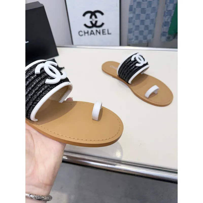 Chanel shoes for Womens Chanel slippers #A65137