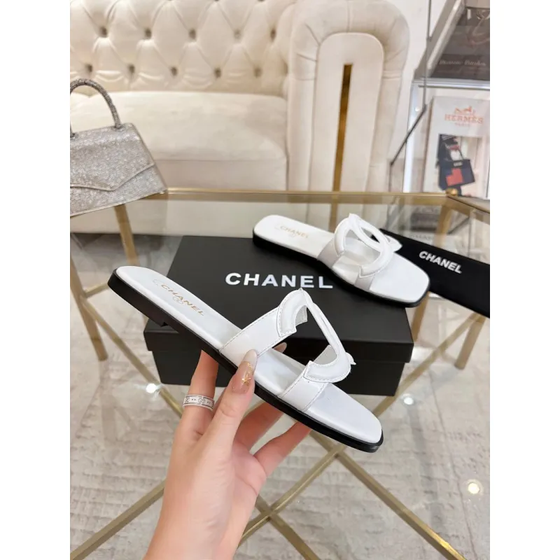 Chanel shoes for Womens Chanel slippers #A63950