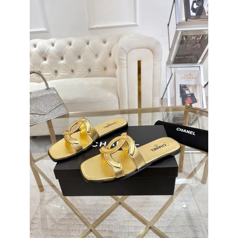 Chanel shoes for Womens Chanel slippers #A63947
