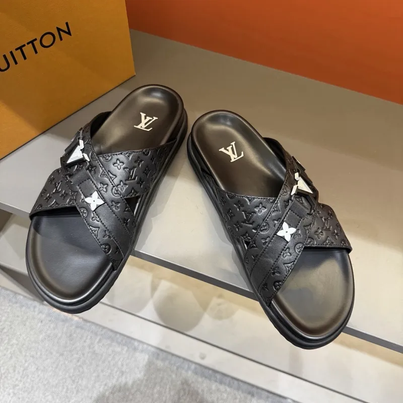 Louis Vuitton Shoes for Mens Louis Vuitton Slippers #A62474