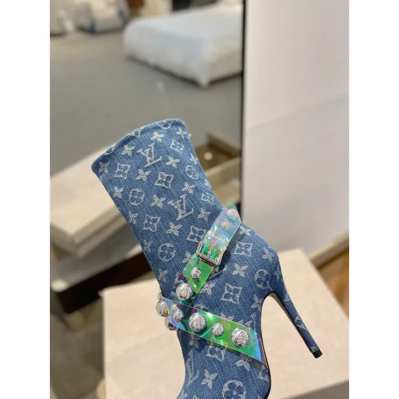 Louis Vuitton Shoes for Womens Louis Vuitton boots heel height:10cm #A58313