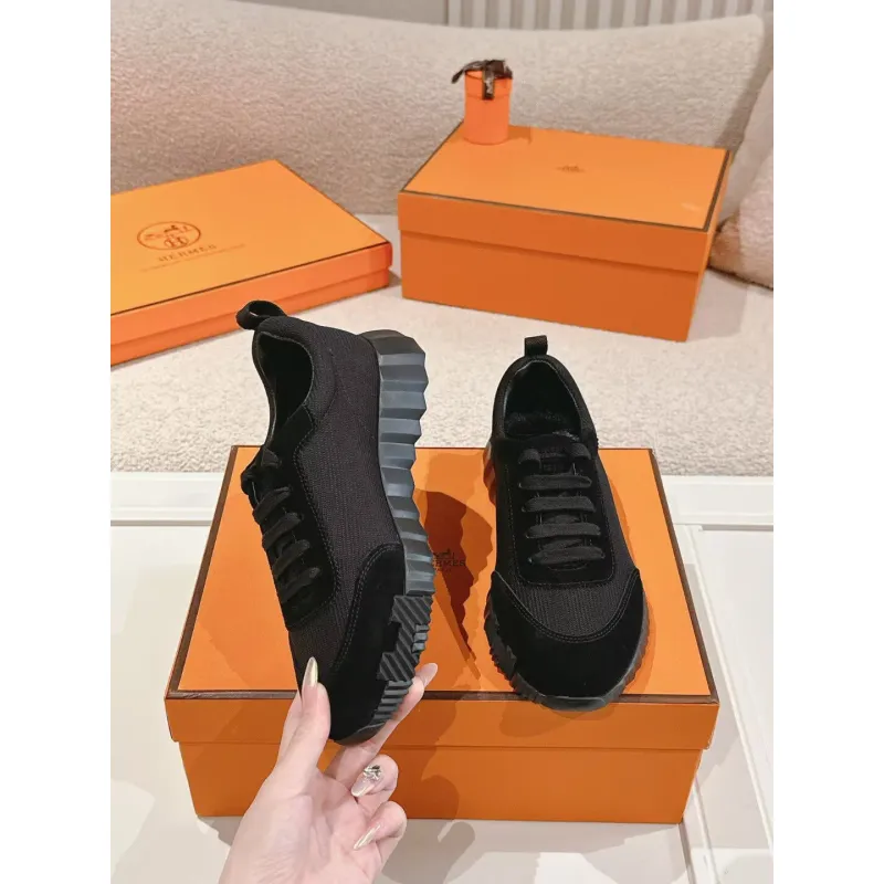 Hermes Casual shoes for Men Black High Quality #A52313