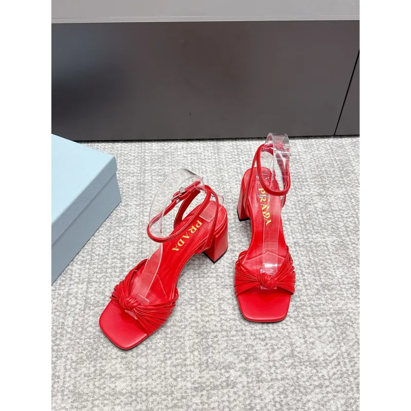 Prada Shoes for Womens Prada Sandals Heel height:7cm #A65289