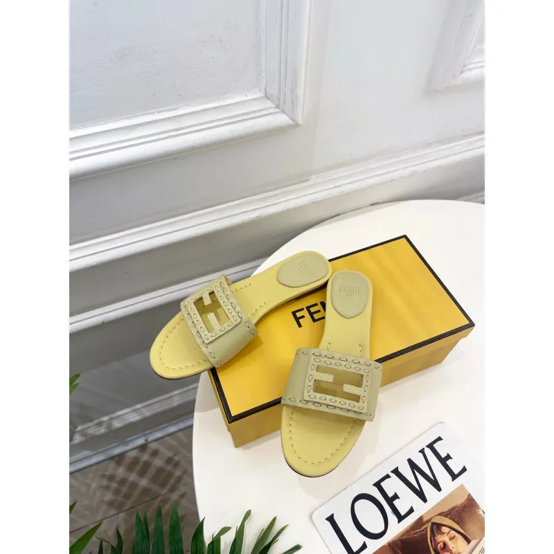 Fendi shoes for Fendi slippers for women #A65239