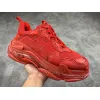 New Balenciaga 17FW Triple S Sneakers Mens Women Casual Shoes Triple S Clear Sole White Green Black Red Rainbow Sports Outdoor Dad Shoe #9875178