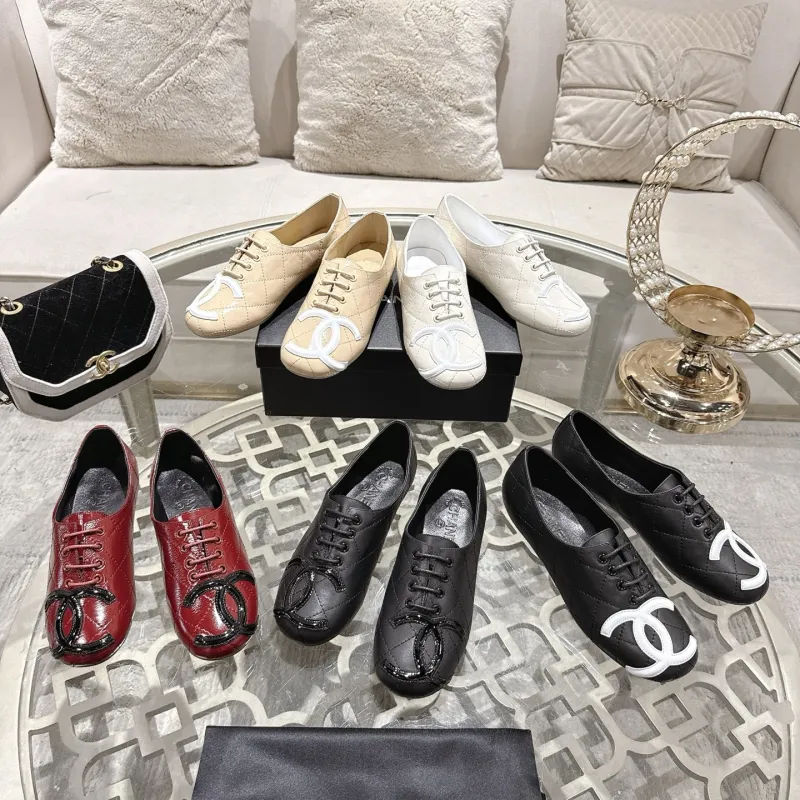 Chanel  Ballet Flats with Logo For Women #A54802