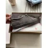 CL Redbottom New Grey/Blue Suede Genuine Leather Sneakers Shoes High Top Famous Brands Red Bottom Sneaker Shoes Men Women Causal Party Dress Wedding #9874154