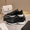Chanel Black White Couples Sneakers #A54426