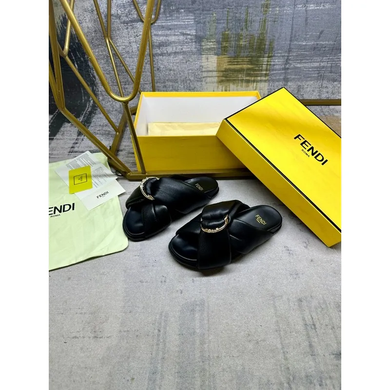 Fendi shoes for Fendi slippers for women #A49900