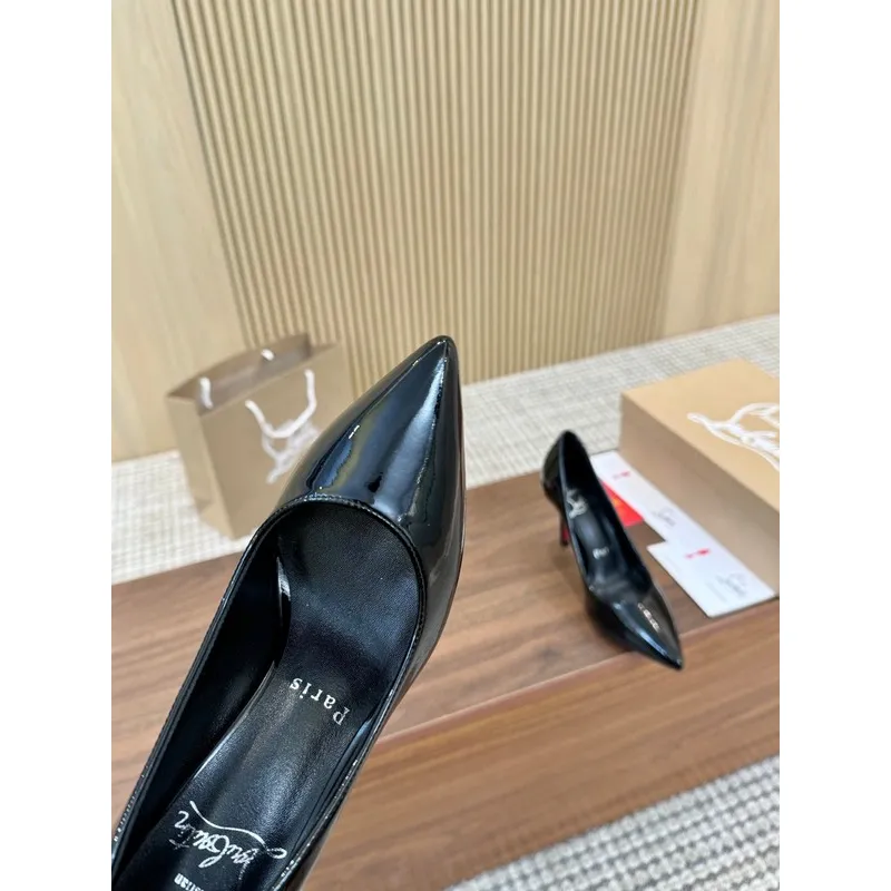 CL Redbottom Shoes for Womens CL Pumps 10cm #A46342