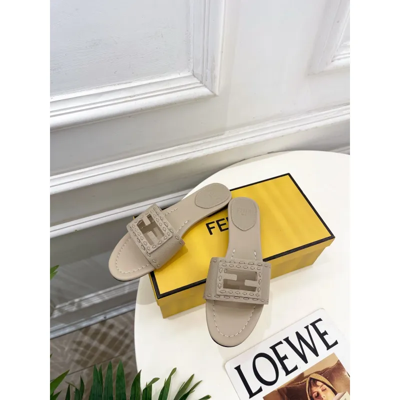 Fendi shoes for Fendi slippers for women #A65237