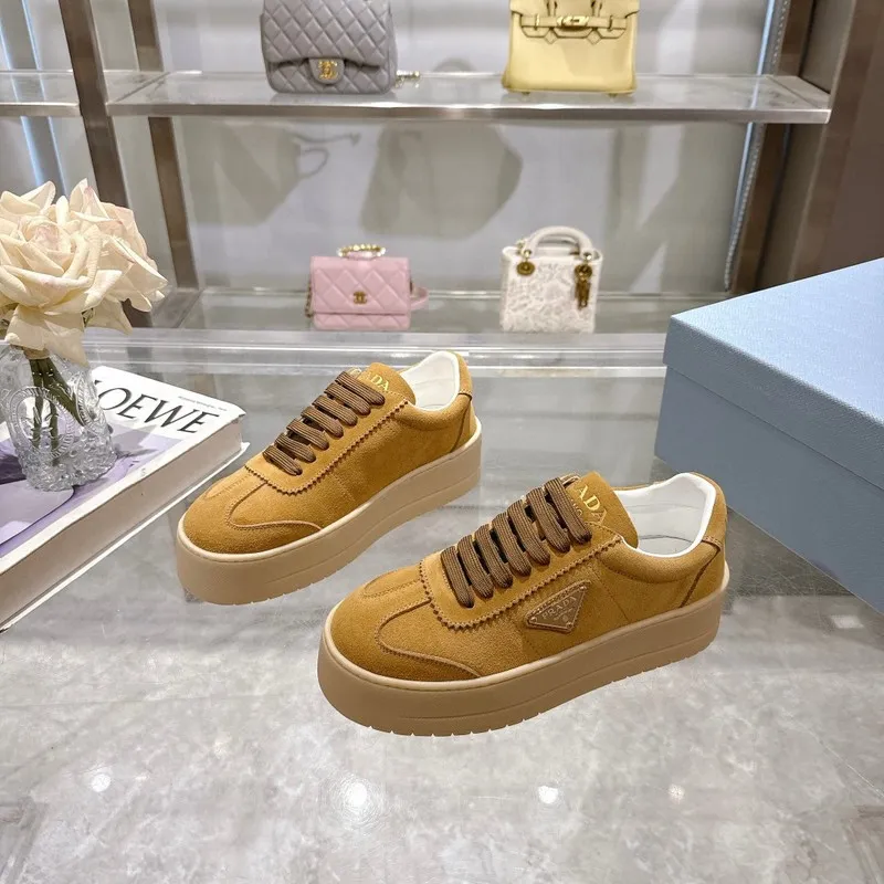 Buy Top Prada Shoes for Womens Prada Sneakers yellow 35-41 Size #A53002