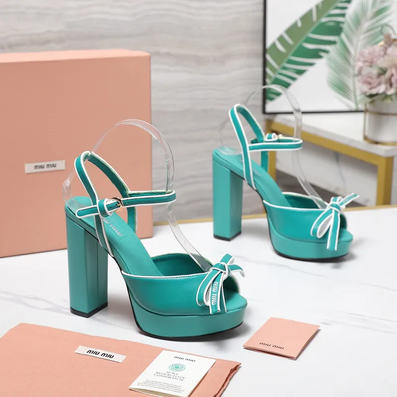 Miu Miu Shoes for MIUMIU High-heeled shoes for women Heel height:12cm #A61179