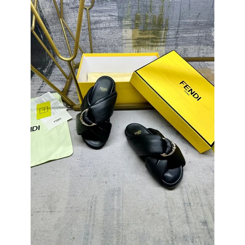 Fendi shoes for Fendi slippers for women #A49900