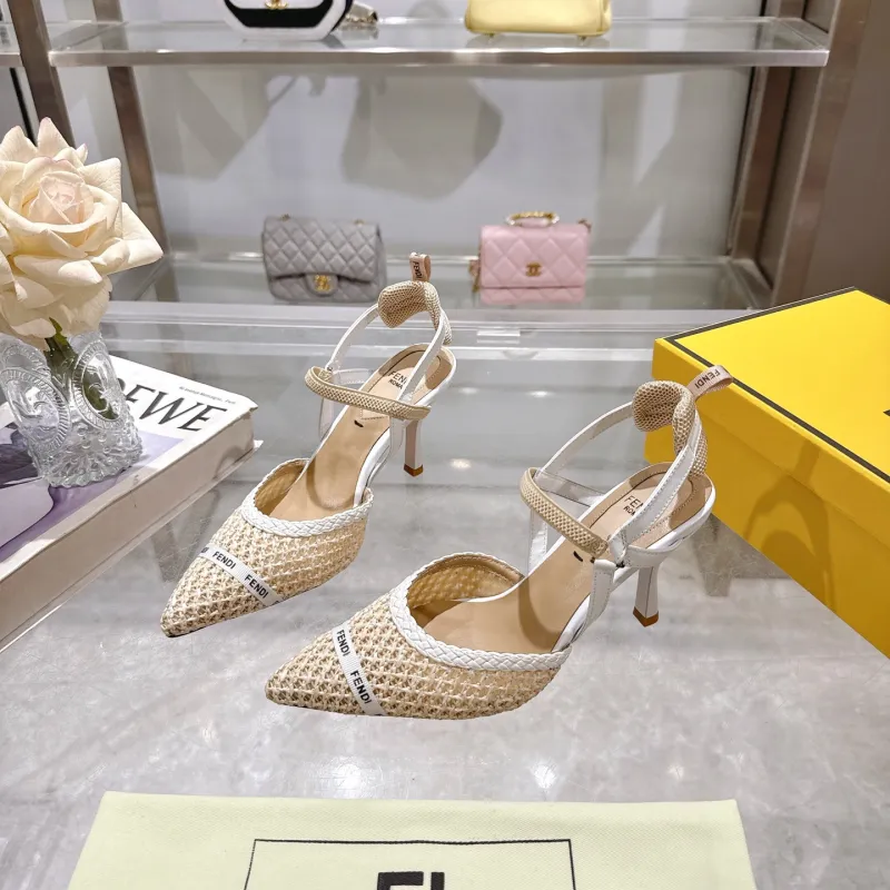 Fendi shoes for Fendi High-heeled shoes for women #A61804