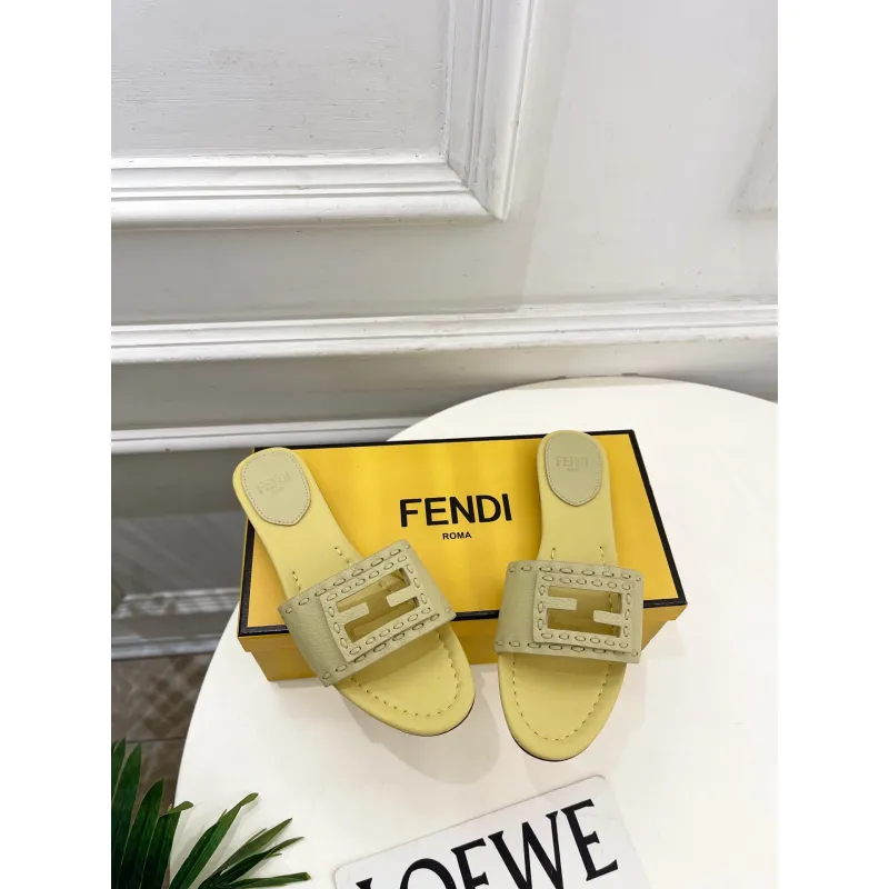 Fendi shoes for Fendi slippers for women #A65239