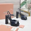Miu Miu Shoes for MIUMIU High-heeled shoes for women Heel height:12cm #A61180