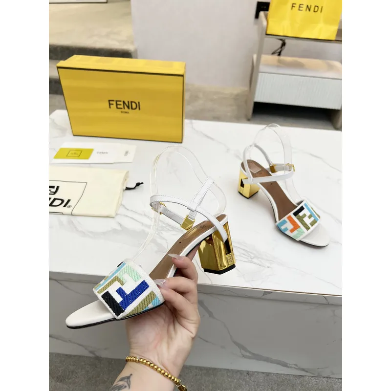 Fendi shoes for Fendi High-heeled shoes for women #A49596