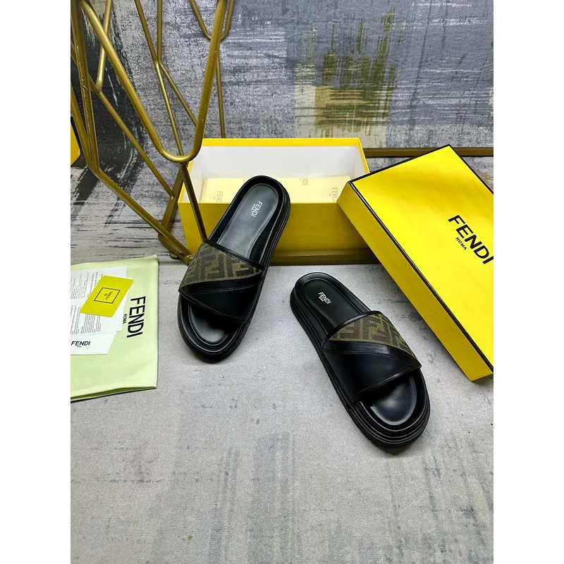 Fendi shoes for Fendi Slippers for men #A50785