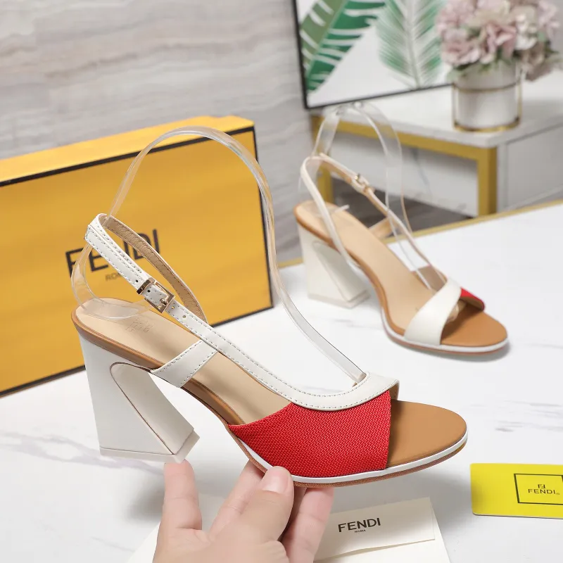 Fendi shoes for Fendi High-heeled shoes for women Heel height:9.5cm #A61171