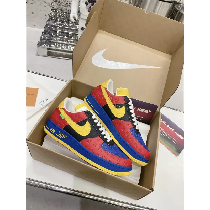 Louis Vuitton x Nike Air Force 1 shoes High Quality 9 Colors Sizes 35-45 #999928124 Louis Vuitton x Nike Air Force 1 shoes High Quality 9 Colors Sizes 35-45 #999928124