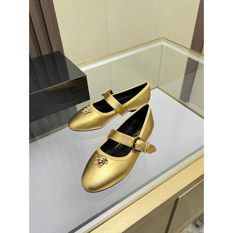Versace shoes for Womens Versace Flats #A64772
