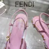 Fendi FF Logo Slingback Pumps Iconic Style Pointed Toe Elegance  Vibrant Colors Modern Luxury Footwear  women #A51721