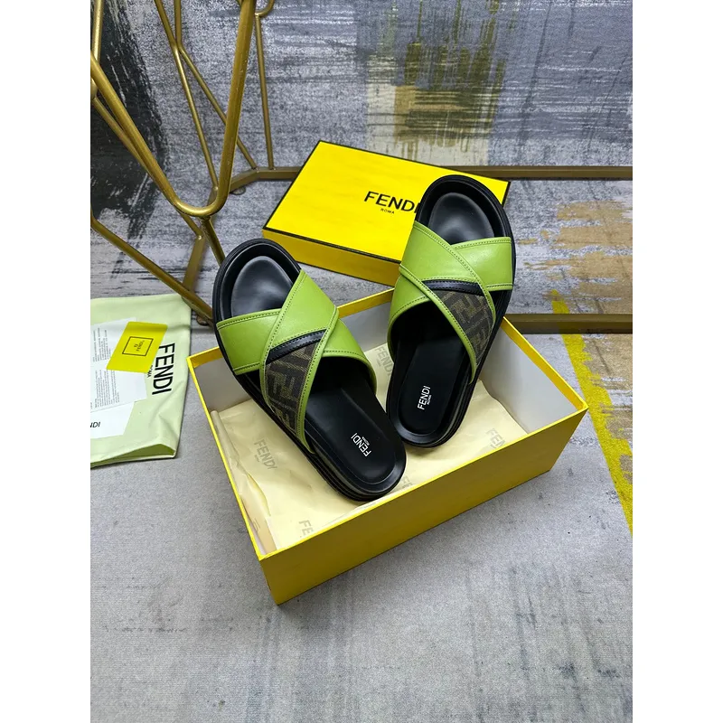 Fendi shoes for Fendi Slippers for men #A50788