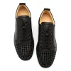 Mens CL Redbottom black low leathern Sneakers #9115970