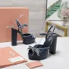 Miu Miu Shoes for MIUMIU High-heeled shoes for women Heel height:12cm #A61180