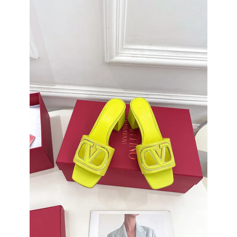 valentino Shoes for valentino Slippers for women Yellow/Green/Black/White/Brown #A47895 valentino Shoes for valentino Slippers for women Yellow/Green/Black/White/Brown #A47895