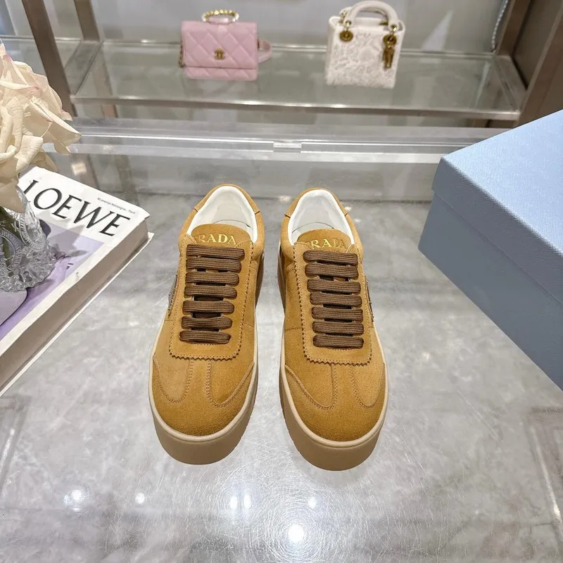 Buy Top Prada Shoes for Womens Prada Sneakers yellow 35-41 Size #A53002
