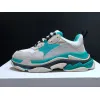 New Balenciaga 17FW Triple S Sneakers Mens Women Casual Shoes Triple S Clear Sole White Green Black Red Rainbow Sports Outdoor Dad Shoe #9875178