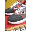 Fendi shoes for Mens Fendi New Domino Sneakers Grey/Red #A52995