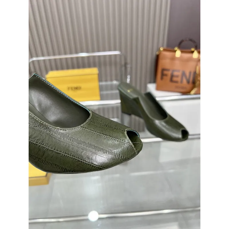 Fendi shoes for Fendi High-heeled shoes for women #A52456