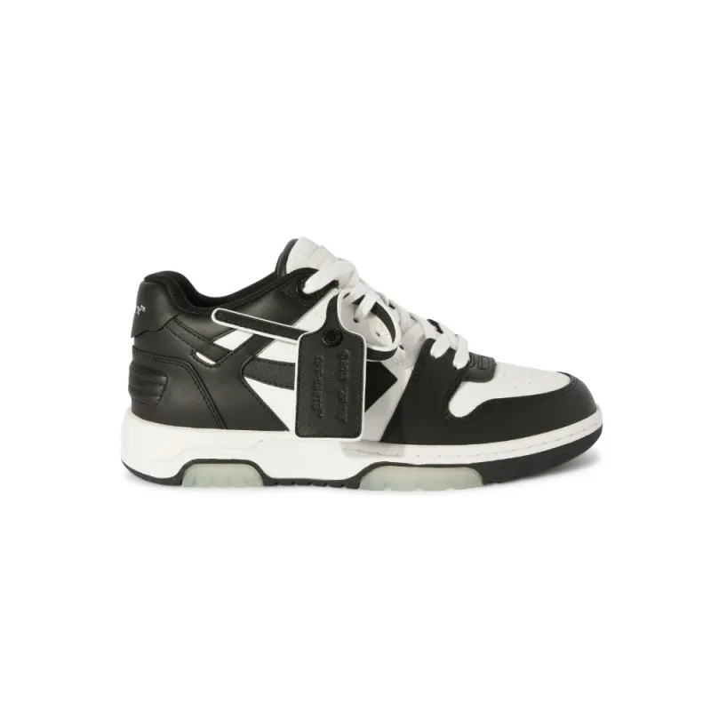 Off-White Mens Sneakers Out Of Office Calf Leather Blue/Black/Grey #A29165 Off-White Mens Sneakers Out Of Office Calf Leather Blue/Black/Grey #A29165