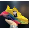 New Balenciaga 17FW Triple S Sneakers Mens Women Casual Shoes Triple S Clear Sole White Green Black Red Rainbow Sports Outdoor Dad Shoe #9875178
